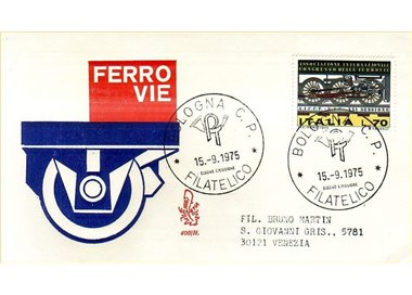 ITALIA 1975 FDC (Venetia) Ferrovie
