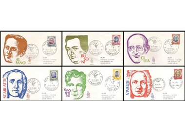 ITALIA 1975 FDC (Venetia) Artisti