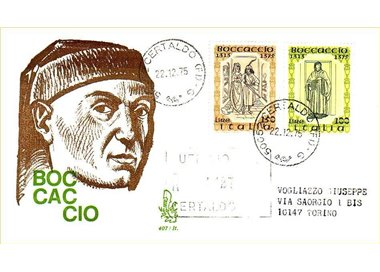 ITALIA 1975 FDC (Venetia) Boccaccio racc