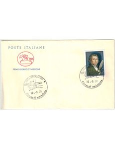 FDC ITALY 2000 Antonio Salieri 1 Cover Cavallino (Senigallia)