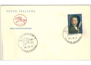 FDC ITALIA 2000 Antonio Salieri 1 Busta Cavallino (Senigallia)