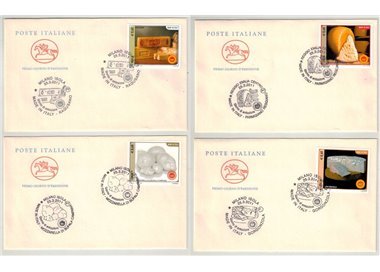 FDC ITALIA 2011 Made in Italy, cheeses 4 bags Cavallino nv