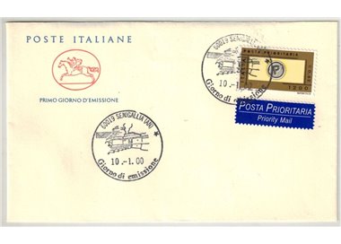 ITALIA 2000 FDC (Cavallino) Posta prioritaria (Senigallia)
