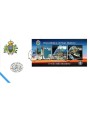 FDC SAN MARINO 1998 Bandiera di San Marino nello spazio BF 1 Busta nv