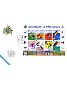 FDC SAN MARINO 2001 Games of the Small States s/s 1 Envelope nv