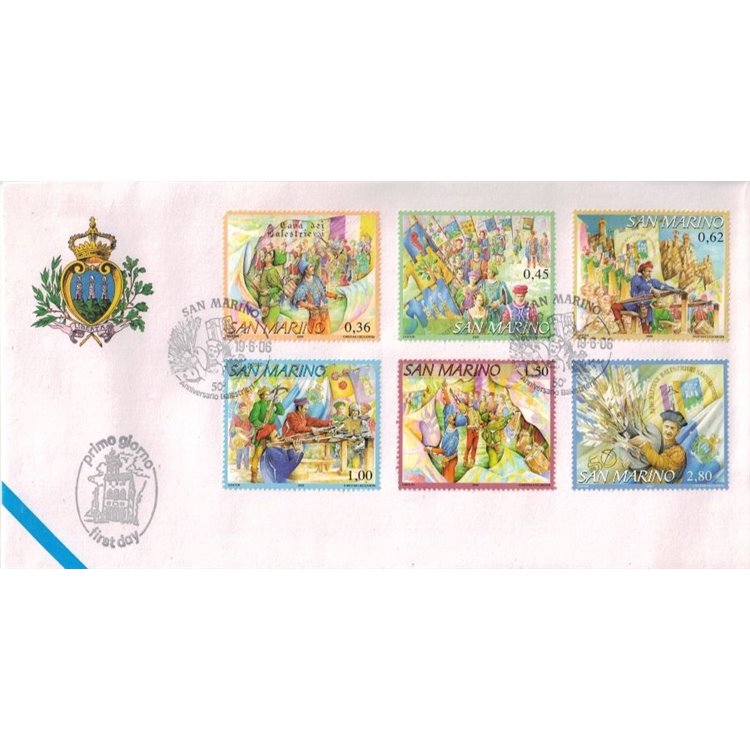 FDC SAN MARINO 2006 Crossbow Corps 1 Envelope nv