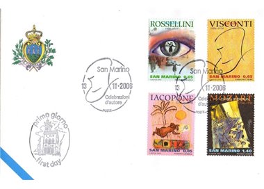 FDC SAN MARINO 2006 Celebrazioni d'autore 1 Busta nv