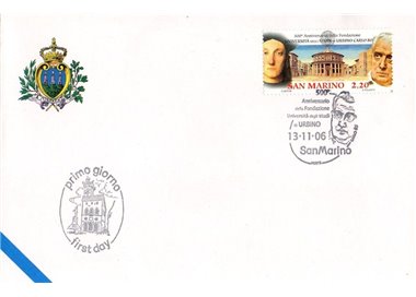 FDC SAN MARINO 2006 Università di Urbino 1 Busta nv