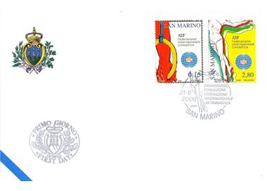 FDC SAN MARINO 2006 International Gymnastics Federation 1 Envelope nv