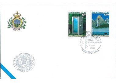 FDC SAN MARINO 2001 Europa 1 Envelope nv