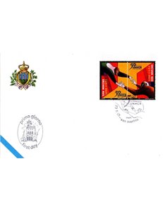FDC SAN MARINO 2001 Refugees, UNHCR 1 Envelope nv