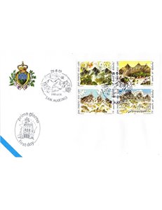 FDC SAN MARINO 2001 Fondazione della Repubblica 1 Busta nv