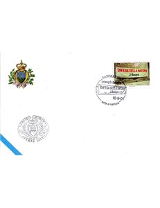 FDC SAN MARINO 2001 Art and nature, Joseph Beuys 1 Envelope nv
