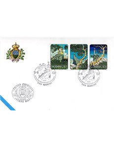 FDC SAN MARINO 2002 International Year of Mountains 1 Envelope nv