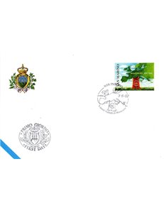 FDC SAN MARINO 2002 Trattato di Maastricht 1 Busta nv