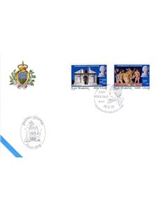 FDC SAN MARINO 2001 Celebrazioni Malatestiane 1 Busta nv