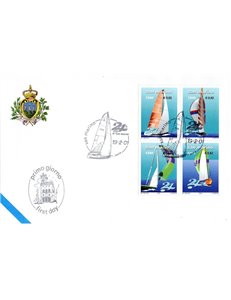 FDC SAN MARINO 2001 Sailing Regatta 1 Envelope nv
