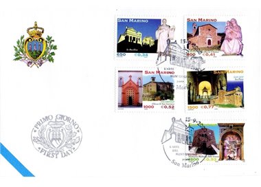 FDC SAN MARINO 2000 Architecture of Montefeltro 1 Envelope nv