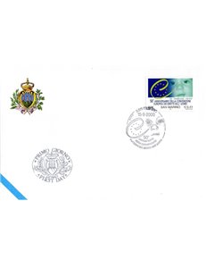 FDC SAN MARINO 2000 Diritti dell'uomo 1 Busta nv