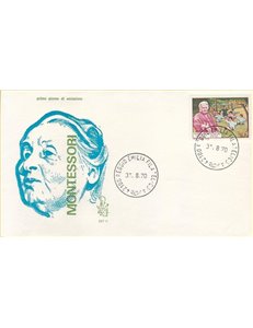 ITALY 1970 FDC (Venetia) Maria Montessori ord