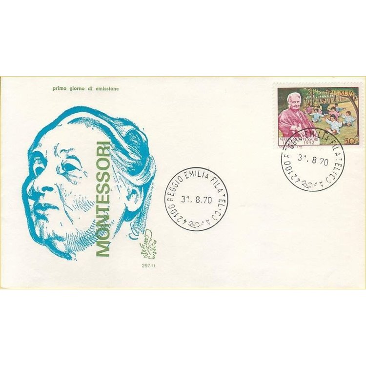 ITALY 1970 FDC (Venetia) Maria Montessori ord