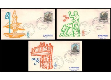 ITALY 1976 FDC (Venice) Fountains of Italy ord