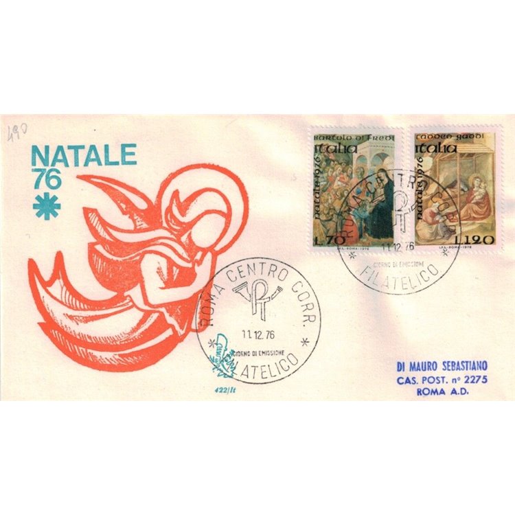 ITALIA 1976 FDC (Venetia) Natale ord