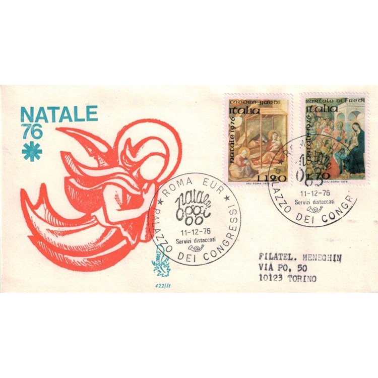 ITALIA 1976 FDC (Venetia) Natale