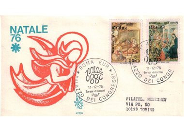 ITALIA 1976 FDC (Venetia) Natale