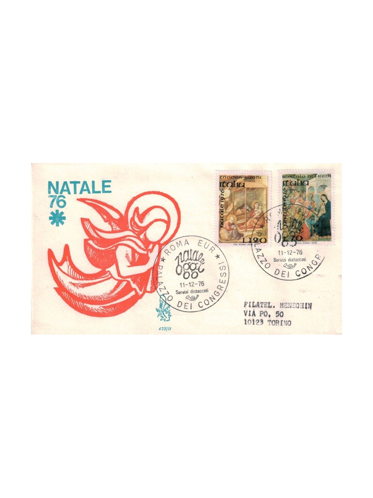 ITALIA 1976 FDC (Venetia) Natale