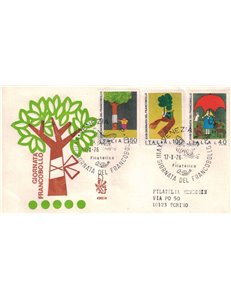 ITALY 1976 FDC (Venice) Stamp Day collection