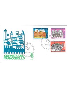 ITALIA 1980 FDC (Venetia) Giornata del francobollo rm