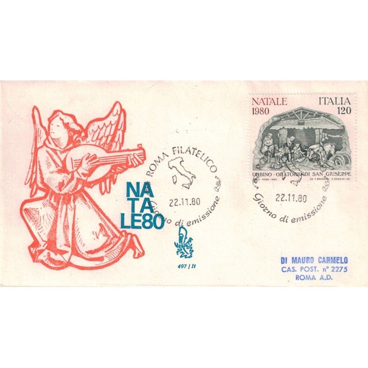 ITALIA 1980 FDC (Venetia) Natale ord rm