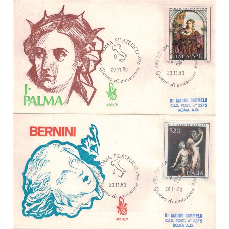 ITALIA 1980 FDC (Venetia) Arte  racc rm