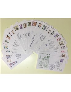 ITALY 1980 FDC (Venetia) Castles of Italy 27 Covers Venetia ord