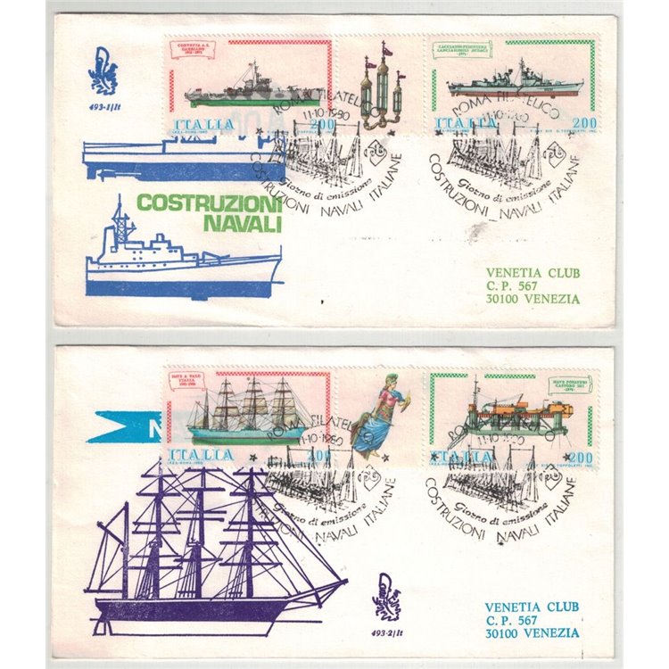 ITALY 1980 FDC (Venetia) Ships