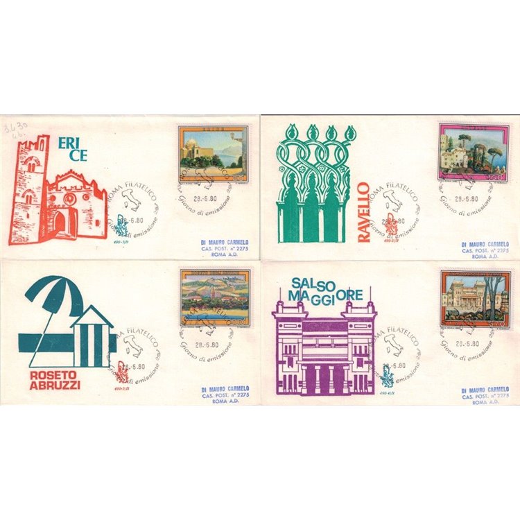 ITALY 1980 FDC (Venetia) Tourism ord rm
