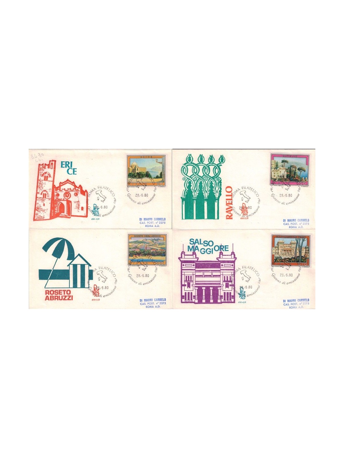 ITALIA 1980 FDC (Venetia) Turismo ord rm