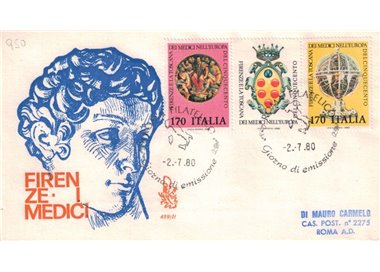 ITALY 1980 FDC (Venice) Florence and the Medici ord rm