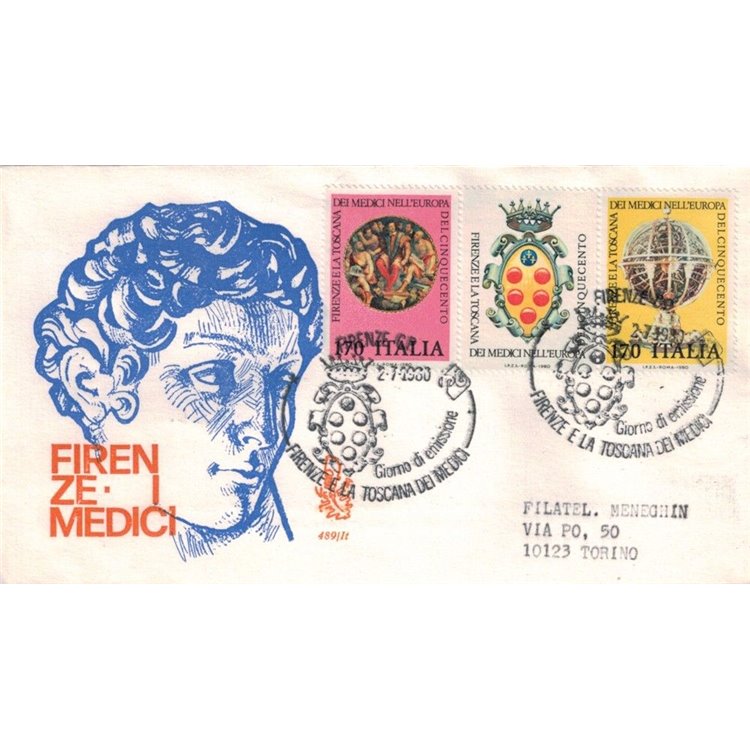ITALY 1980 FDC (Venice) Florence and the Medici sp
