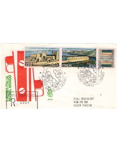 ITALIA 1980 FDC (Venetia) Lavoro italiano racc