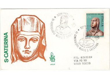 ITALIA 1980 FDC (Venetia) Santa Caterina ord