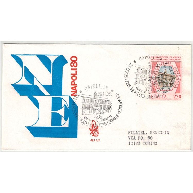 ITALY 1980 FDC (Venice) Naples Expo ord