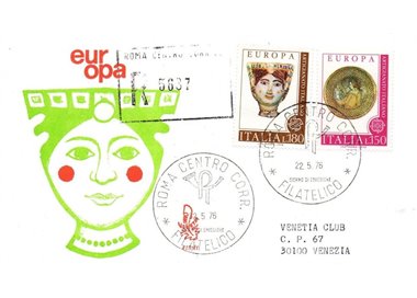 ITALIA 1976 FDC (Venetia) Europa racc