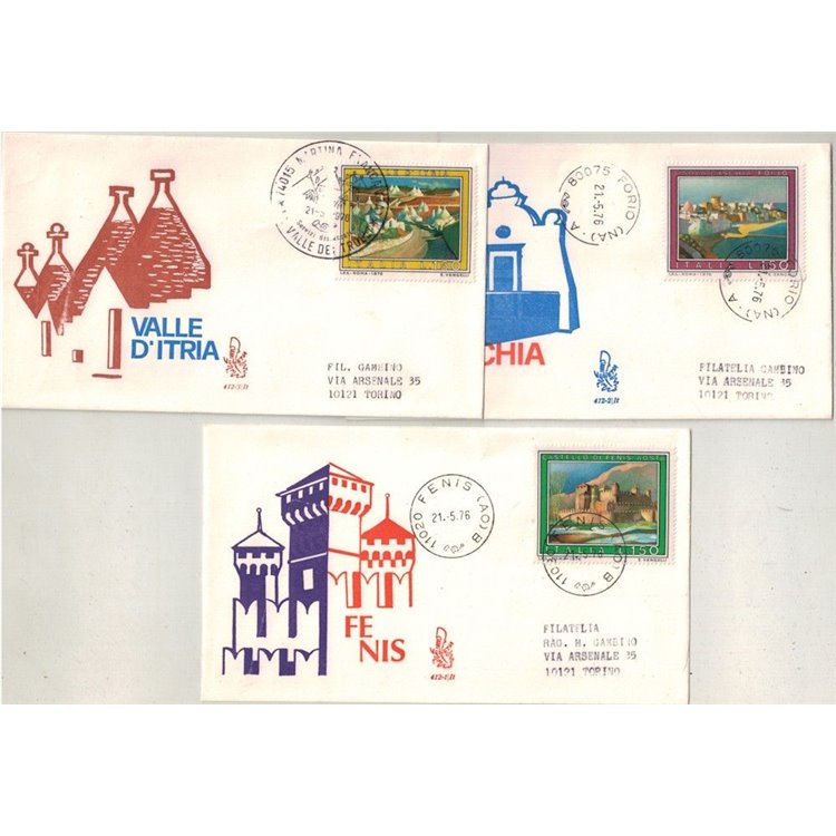 ITALIA 1976 FDC (Venetia) Turismo