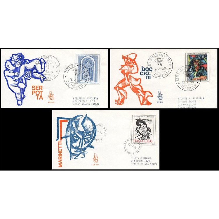 ITALY 1976 FDC (Venice) Italian Art