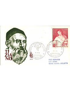 ITALIA 1976 FDC (Venetia) Tiziano Vecellio ord