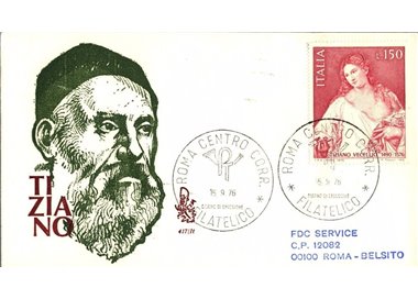 ITALY 1976 FDC (Venice) Tiziano Vecellio ord