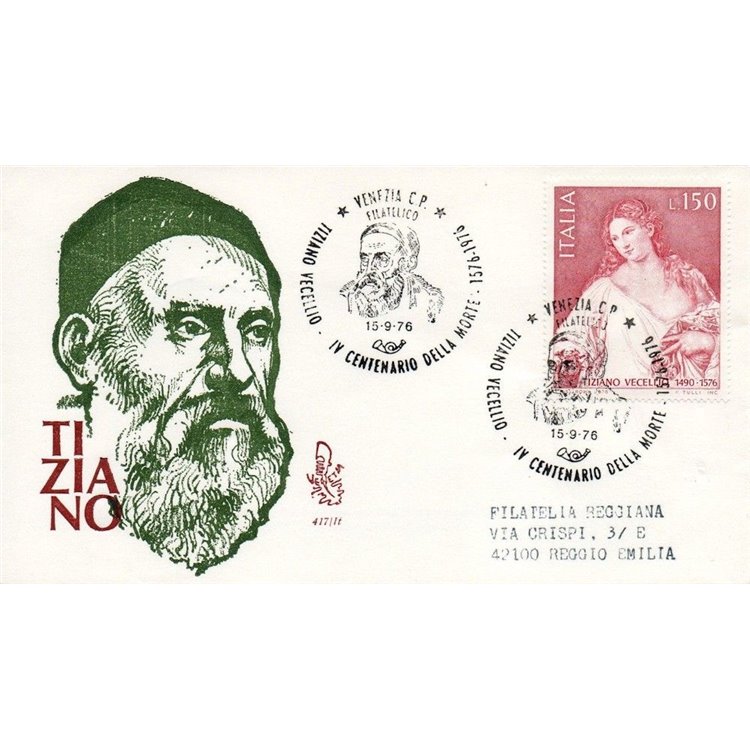 ITALY 1976 FDC (Venice) Tiziano Vecellio