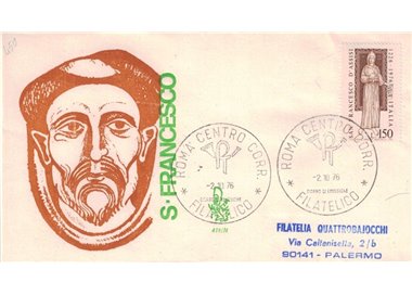ITALIA 1976 FDC (Venetia) San Francesco ord